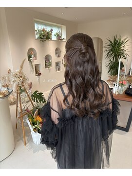 メイン(『　　』main) カチモリ×ハーフアップ