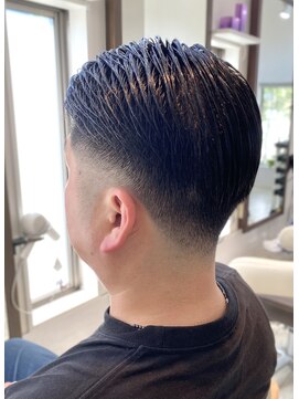 ソラ ヘアーメイク(SORA HAIR MAKE) 七三オールバック×フェード