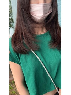 ドクターズサロン レラパール 顔まわりレイヤー/垢抜け/小顔カット/イメチェン/ワンカール