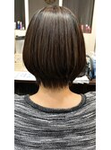 襟足スッキリコンパクトショートボブ