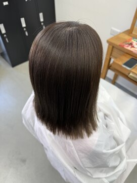 ラボ ヘアー(lab hair) 赤み消し/グレージュ/ツヤ感/透明感/髪質改善