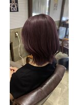 ビラデルソル マレ 長久手店(biradelsol maRe)&nbsp;外ハネパープルピンク