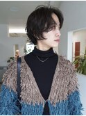 ハンサムショート×パーマ