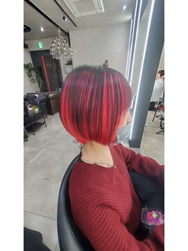 アクタノイドエット(acta noid etto) アンブレラカラーブラック&レッド