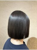 ボブ&縮毛矯正