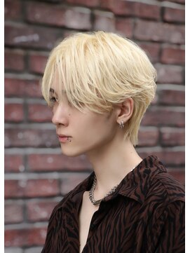 オーシャントーキョー 心斎橋(OCEAN TOKYO WEST) メンズヘアセンターパート毛流れショートリバースヘア