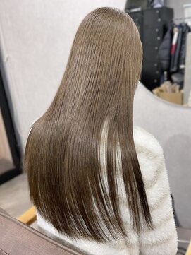 エイム(AiM) ブリーチ ダブルカラー ミルクティーベージュ 中明度 10代20代