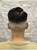 スキンフェードサイドパート