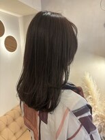 ラヴィズム 松崎店(LUVISM)&nbsp;韓国/顔周りレイヤー/おくれ毛/ベージュ/ダブルカラー/東区/松崎