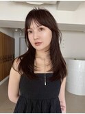 大人ガーリー/似合わせカット/ミディアムレイヤーカット/新宿