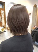 ニュアンスベージュ◎ 大人可愛いボブ