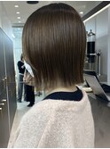 大人ガーリー/レイヤーショート/ボブ/20代30代縮毛矯正/横浜