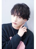 men'shair/波巻きツイストスパイラル/ニュアンスパーマ