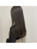 ガーランドウメダ(Garland umeda) 抜け感オリーブベージュ×ロングヘア