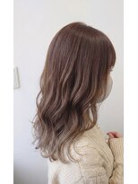 ゼル ビッグアイ(ZELE) アッシュベージュ