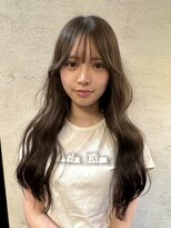 フェイバー 警固店(FAVOR) 韓国風ロングレイヤー×オリーブグレージュ/福岡/天神/警固