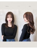 ジールサロン つくば本店 【シールエクステ80本】韓国風ピンクベージュロング