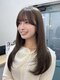 hyon myon/RISEbyREVO 綾瀬店【ヒョンミョン】の写真/人気のワンホンヘアで華やかに♪こなれ感たっぷりのロングへ＊[綾瀬駅/韓国ヘア/前髪カット]