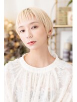 ENOAhair&spabyCOVERHAIR【ショート/白髪染め ぼかし/ヘッドスパ】【10/1開店(予定)】&nbsp;30代40代秋のハイトーンベリーショート