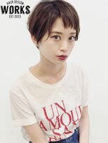 ワークス ヘアデザイン(WORKS HAIR DESIGN)&nbsp;眉上バングショートヘアスタイル