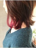 インナーカラーフラッシュピンク