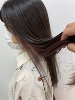 ヘアバイプルーヴ(Hair by PROVE) ダークブラックインナーレッド