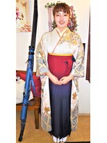 デザインヘアーピアジェ 八木店(DESIGN HAIR PIAGET) ☆似合わせさせて頂きます☆ピアジェ袴着付+アップ+メイク☆