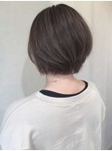 ショートボブ+ナチュラルハイライト
