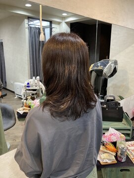 パペル(PAPEL) ワンカールで作るエアウエーブパーマ+似合わせカット