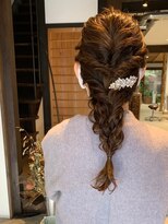 ノウェム バイ シーラス(novem by cirrus)&nbsp;【novem】大人あみおろしヘアセット1   20代/30代/40代/50代