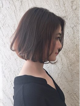 ピーブランズヘアー メイノハマ リチェッタ(P-brands hair meinohama Ricetta)の写真/【ご新規様限定特別クーポン有】明るく艶やかな白髪染めで“上品な大人髪”へ♪ファーストグレイにも◎