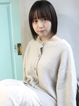 バース(BIRTH) 天神【BIRTH】ぱっつんボブ×モノトーングレージュ　7