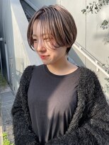 ヌード(NUDE) NUDE10代20代30代ウザバング 耳だしショート 小顔補正立体カット