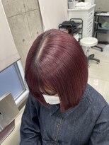 プログレス つくば店(PROGRESS by ヂェムクローバーヘアー) マホガニーレッド