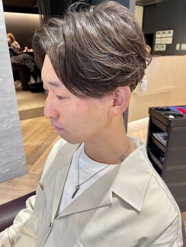 ファースト 仙台店(first) 仙台メンズカット　センターパートカルマヘア　ニュアンスパーマ