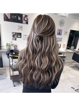 キング 梅田(K!ng) 【梅田】ホワイトハイライトハイライトカラーホワイトカラー