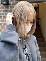 サンクプロジェクト(cinq PROJECT) ミルクティーベージュダブルカラーケアブリーチハイライト