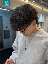 波巻きパーマ