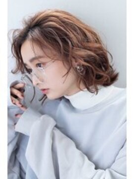 テラス 甲子園(Terrace) セミウェットウェーブ小顔カットくすみカラー10代20代30代40代