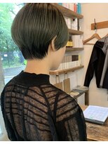 ナタン 自由が丘(NATHAN)&nbsp;ステップボーンカット×オンブレ×カーキベージュ×ボブ髪質改善