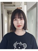 切りっぱなしボブ