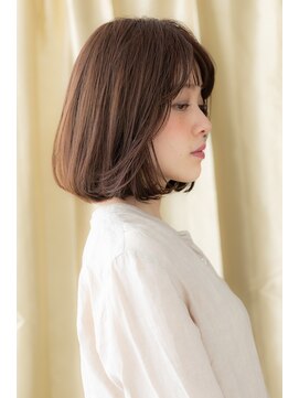 カバーヘアアンドスパ ブリス 浦和(COVER HAIR&SPA bliss) シースルーバングシルキーベージュ美髪ボブ315Y浦和20代30代40代
