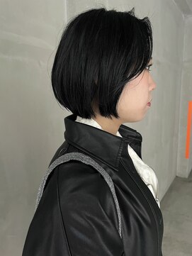 ベンジー 薬院大通店(benji) ミニボブ/ショートボブ／アゴした1cm