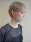 ショートボブ/マッシュショート/ハイトーンダブルカラーブリーチ