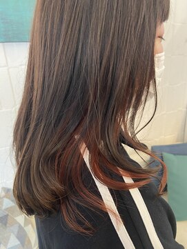 アミックス ヘアワークス 山口店(AMIX hair works) 柔らかミディアムとビタミンカラー