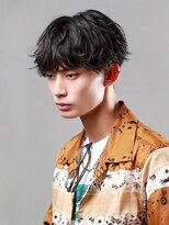 リップスヘアー 千葉(LIPPS hair)&nbsp;ナチュラルスパイラル無造作な動きのシースルーマッシュ