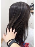 白髪ぼかしハイライト