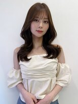 ハピネス 梅田茶屋町店(HAPPINESS)&nbsp;韓国風/レイヤーカット/顔周り/顔まわり/髪質改善/ベージュ