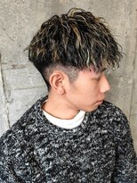 ソレイユ バイ アルフレッド(SOLEIL by alfRed)&nbsp;*ハイライト/メッシュ* ツーブロック×ツイストスパイラルパーマ