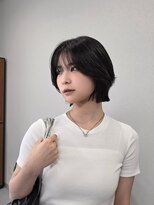 アネラ(Anela)&nbsp;タッセルボブ/韓国ボブ/顔周りカット/ダークブラウン  【山中】